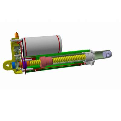 TGA-Y feedback stroke linear actuator with encoder VR push pull dc motor